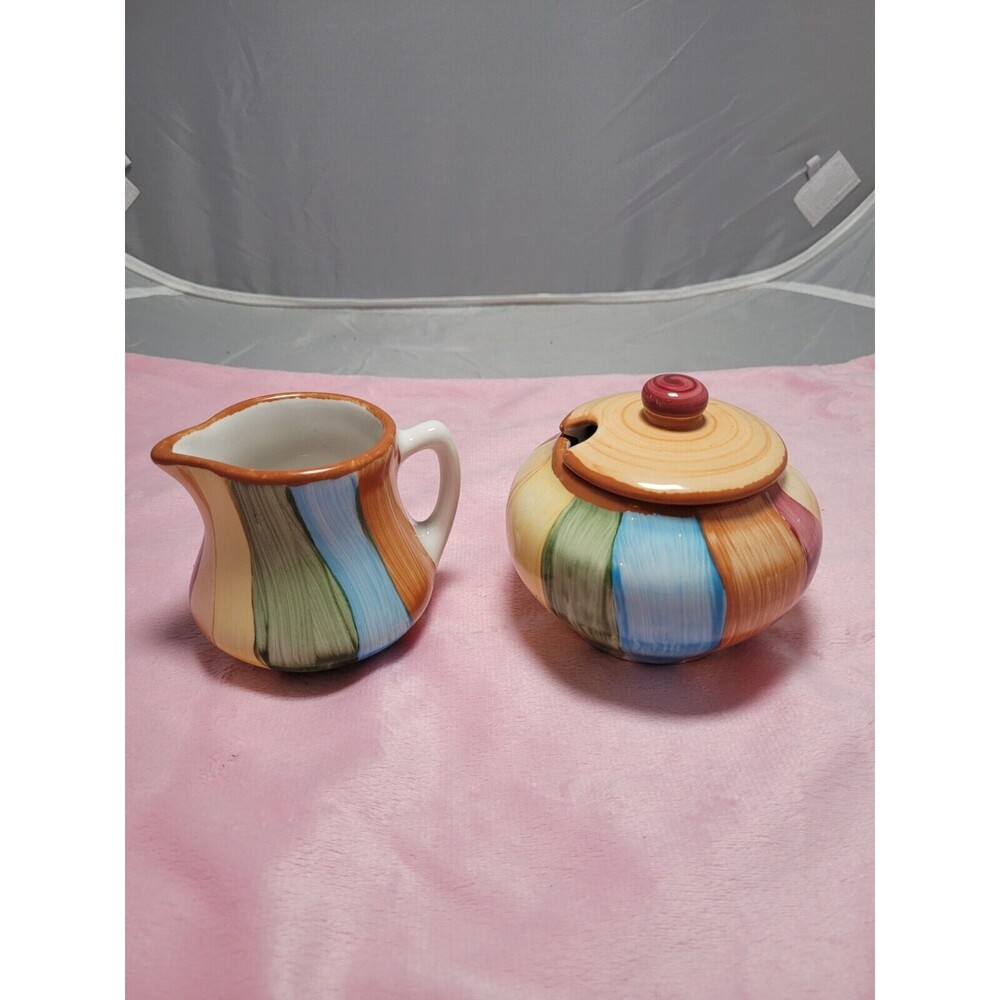 Rare HF Coors Tucson  Creamer & Sugar Set